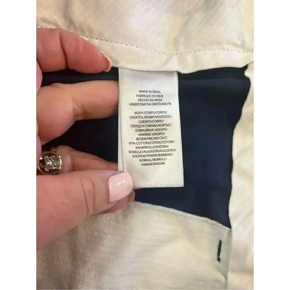 Polo Ralph Lauren Navy Classic Fit Chino Bermuda Shorts sz 40